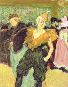  Henri  Toulouse-Lautrec Clowness Cha-u-Kao oil on canvas